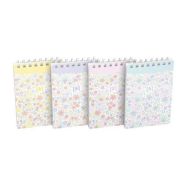 Bloc cahier Floral intégrale 74X105 140p ligné assorti