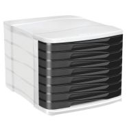 Bloc classement 8 tiroirs  Noir
