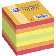 Bloc cube 90x90 80g assorti
