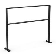 Bloc d'acier avec barre centrale 60 × 1000 x 800 mm