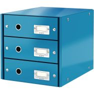Bloc de classement Leitz Click & Store 3 tiroirs