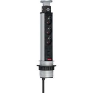 Bloc escamotable atelier 3 prises 2 USB