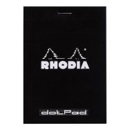 Bloc noir agrafé réglure dot - Rhodia