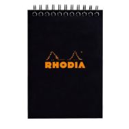 Bloc noir reliure intégrale petits carreaux - Rhodia