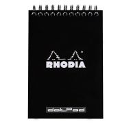 Bloc noir reliure intégrale réglure dot - Rhodia