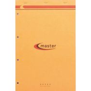 Bloc notes étudiant 80 feuilles 80g 21x31,5 cm seyes perforé 4 trous A4 feuille détachable