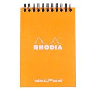 Bloc orange reliure intégrale réglure dot - Rhodia