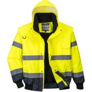 Blouson haute visibilité bicolore jaune Portwest T : L