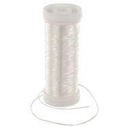 Bobine 20m fil nylon élastique incolore 0,5mm