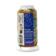 Bobine 230m fil nylon multicolore