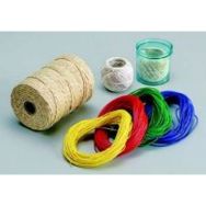 Bobine ficelle jute naturelle, 3 brins 1 kg (200 m env.)