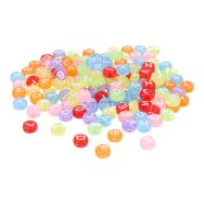 Bocal 1200 perles lettres multicouleurs
