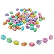 Bocal 150 (environ) olives plastique multicolores décorées.