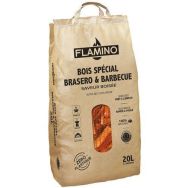 Bois spécial brasero et barbecue - 20l - Saveur boisée