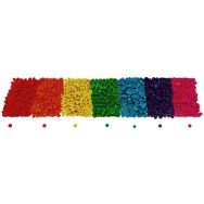 Boite 1000 perles rondelle bois coloré
