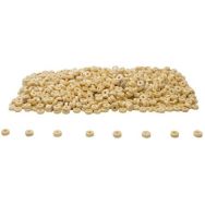 Boite 1000 perles rondelle bois naturel
