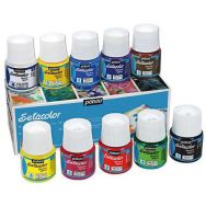 Boîte 10 flacons sétacolor assortis, opaque réf. 294 pébéo