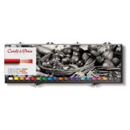 Boite 20 pastels tendres conte à paris 65 mm Ø 10 mm