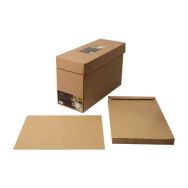 Boite 250 pochettes 229x324 90g kraft recyclé