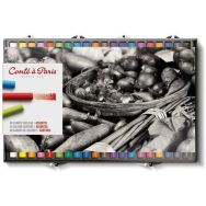 Boite 40 pastels tendres conte à paris 65 mm Ø 10 mm