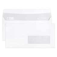 Boite 500 enveloppes adh 110x220 fenPET 35x100 90g