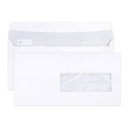 Boite 500 enveloppes auto.adh 114x229 fen 40x110 80g