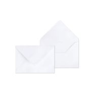 Boite 500 enveloppes gommées 120x176 Blanc 90g