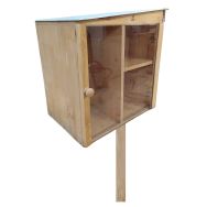 Boite à livres Traditionnel sur pieds traitement au saturateur