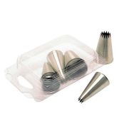 Boîte de 12 douilles unies inox Ø 4 à 15mm
