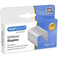 Boîte de 2000 agrafes 53/6 galvanisées