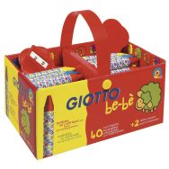 Boite de 40 crayons incassables + 2 taille-crayon