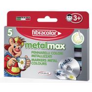 Boite de 5 feutres métallisés metalmax
