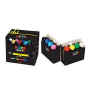 Boite de 8 MOP'R POSCA - couleurs assorties