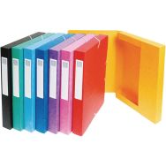Boite de classement exabox dos 25mm carte lustrée  - a4