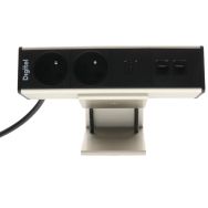 Boitier Desk Up 2x PC + 1x HDMI + 2x RJ45 - Digitel