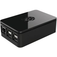 Boîtier en plastique noir pour carte Raspberry Pi 3 B+