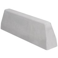 Bordure de défense longueur 1 m béton gris lisse
