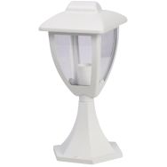 Borne Estrella ip44 en fonte d'aluminium blanc