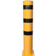 Borne à cheviller remplissable béton-Jaune/Noir