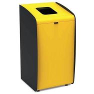 Borne à déchets modulaire Roxy - Jaune - 80 L