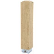 Borne carrée/amovible robinier Mobextan