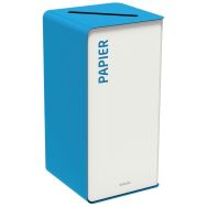 Borne tri sélectif 40 L Cubatri Blanc Rossignol Pro