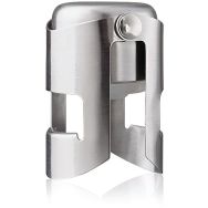 Bouchon de champagne en acier brossé