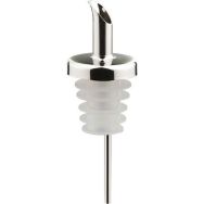 Bouchon verseur en acier inoxydable et silicone