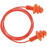 Bouchons d'oreille TPR avec cordon réutilisable - Portwest (Lot de 50)