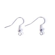 Boucles d’oreilles argentées (Sachet de 10 paires)
