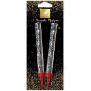Bougie bouquets magiques - 11cm - Lot de 2