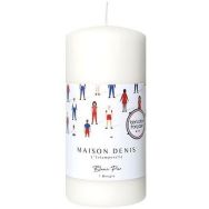 Bougie cylindrique - 145mm - Blanc