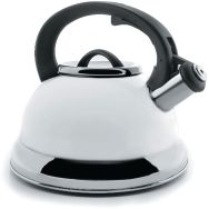 Bouilloire sifflante laqué clanc 2.5l