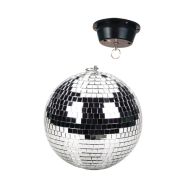 Boule à facettes 20 cm avec moteur